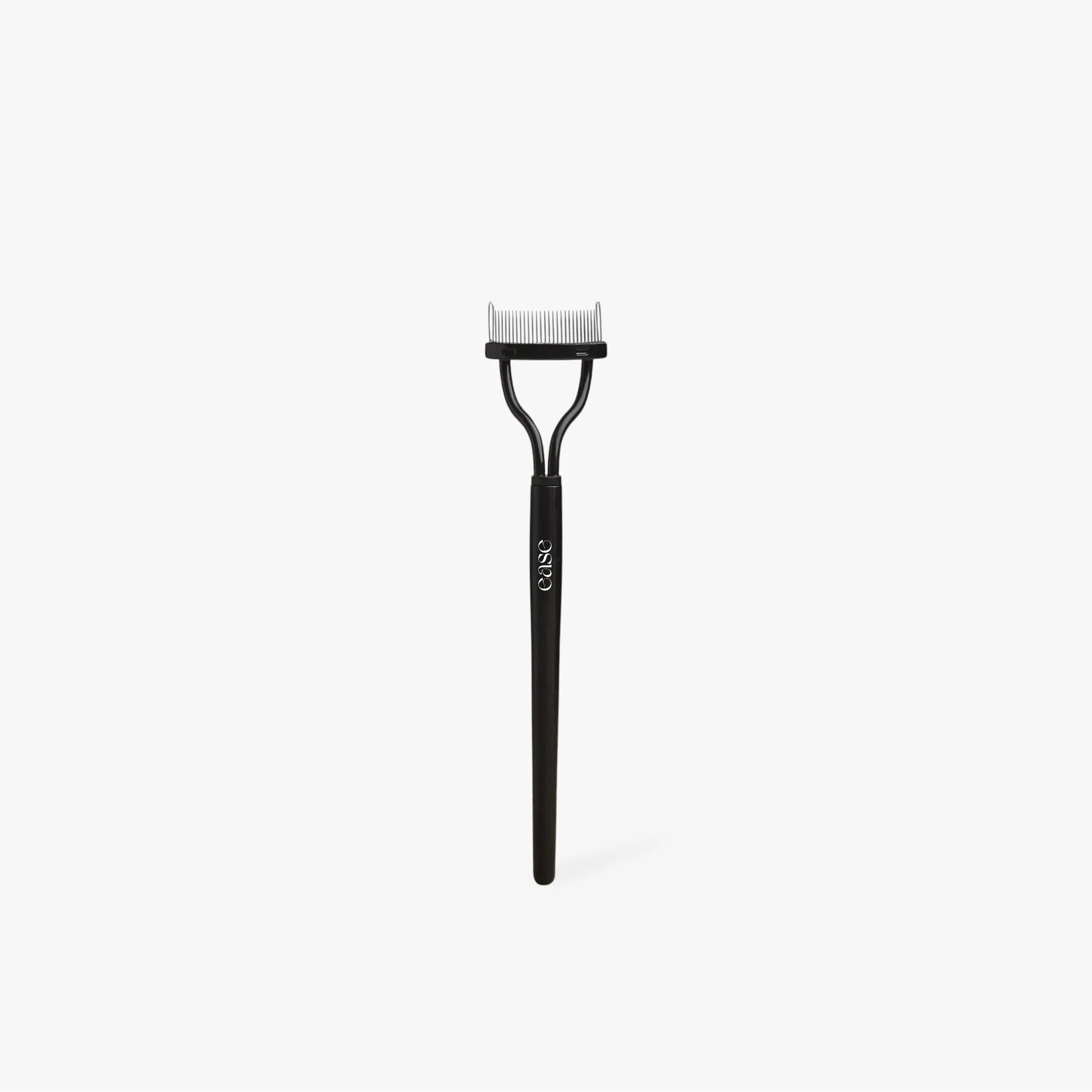 Lash comb on a white background